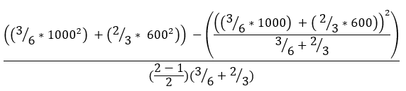 Gewichtete Varianz von Linien Gewichtete Varianz von Linien