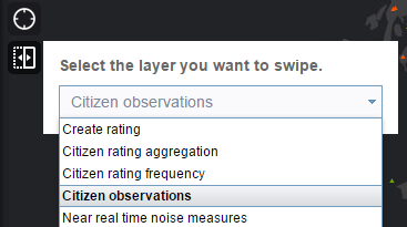 Einen Layer auswählen, der aus der Dropdown-Liste ausgeblendet werden soll Einen Layer auswählen, der aus der Dropdown-Liste ausgeblendet werden soll