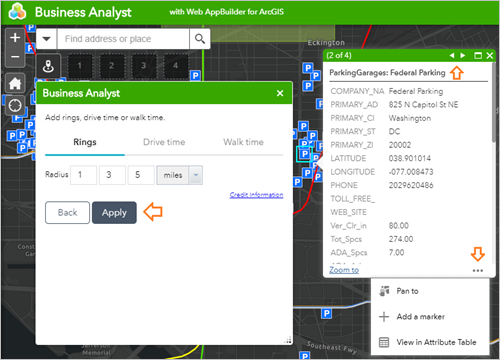 Anzeigen von Berichten im Widget "Business Analyst" Anzeigen von Berichten im Widget "Business Analyst"